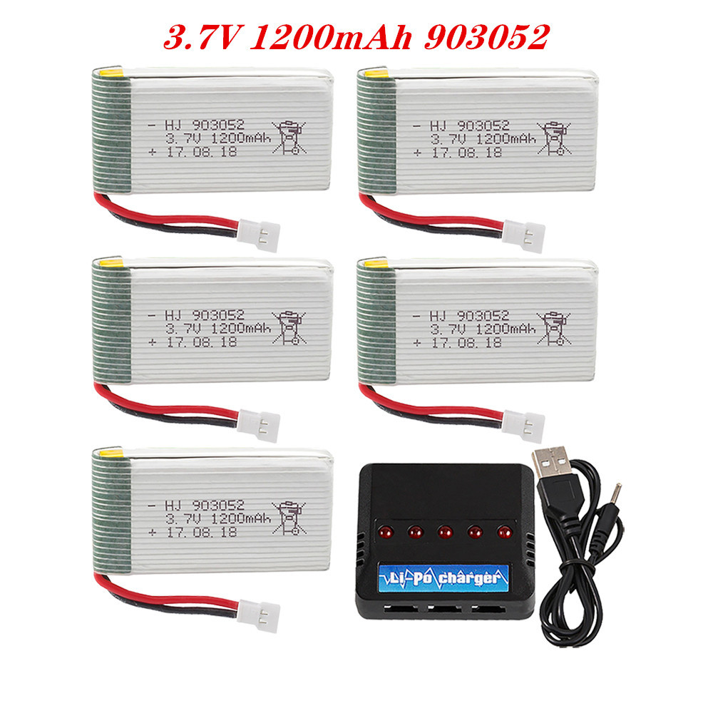 Lipo Battery Charger - リポバッテリー充電器セット,クワッドコプター交換部品,rcドローン,ky601s,syma,x5c,x5,x5sc,x5sw,m18,h5p,3.7v,1200mah,903052