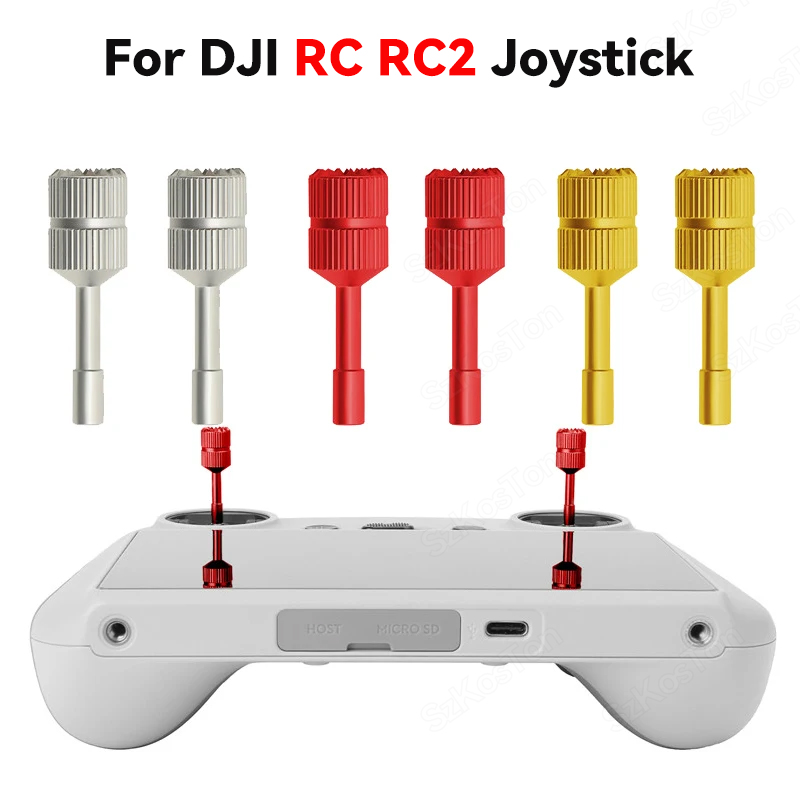 Drone Dji Rc Pro - 1 ペア DJI RC/RC 2 リモコン拡張ジョイスティックアルミ親指スティックロッカー