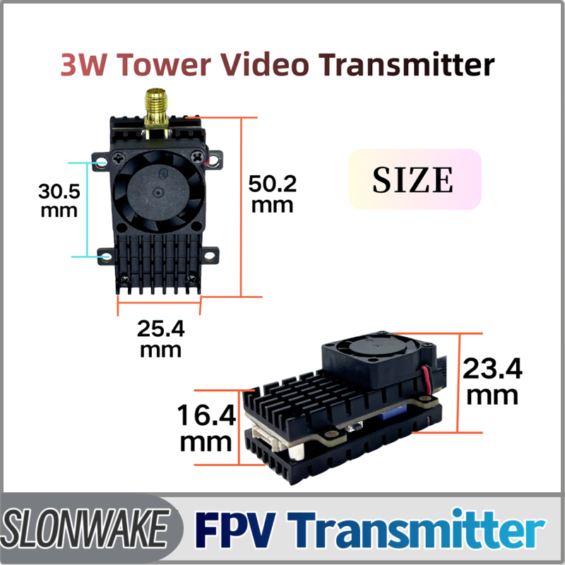 Drone With Rc Controller - SLONWAKE 5.8G 3000mW シミュレーション VTX FPV