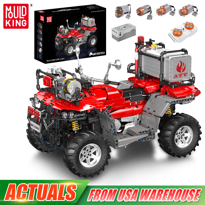 Drone Carrera Rc - モールドキング 23003 テクニカルカーおもちゃ RC ATV 消防車