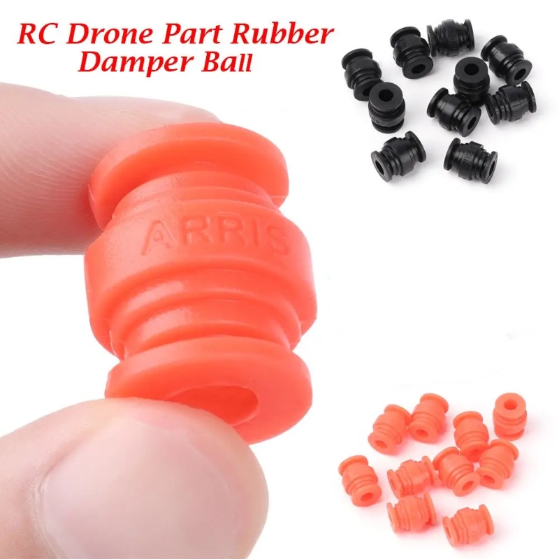 Drone With Rc 2 - 防振ラバーダンパー,f4 f7フライトコントローラーfpvクワッドコプターrcパーツ用シリコンマウント衝撃ボール,ロットあたり4個