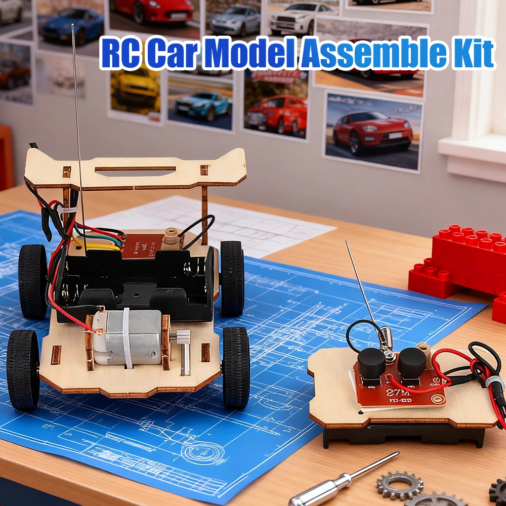 Drone Carrera Rc - DIY RC カーモデル組み立てキットミニ教育学習 STEM プロジェクト科学教育支援実験おもちゃ子供のためのギフト