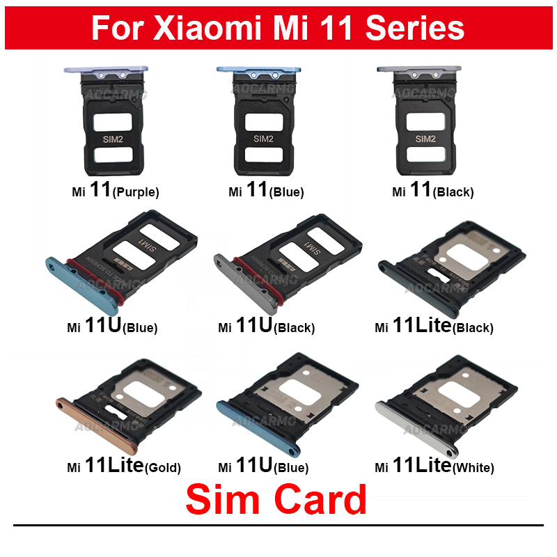 Drone Xiaomi Rc - Xiaomi 11 Ultra Lite、11Pro、Mi 11T Pro、11Lite用SIMカードトレイホルダー、ソケットスロット修理交換部品