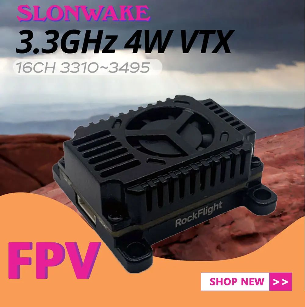 SLONWAKE FPV 3.3G 16CH 4000mW  - Drone With Rc Controller のレビューと価格