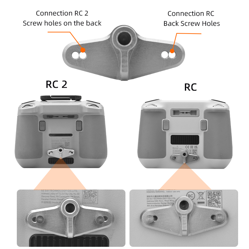 Dji mini用携帯電話ホルダークリップ,リモートコントロ - Drone Dji Rc Pro のレビューと価格