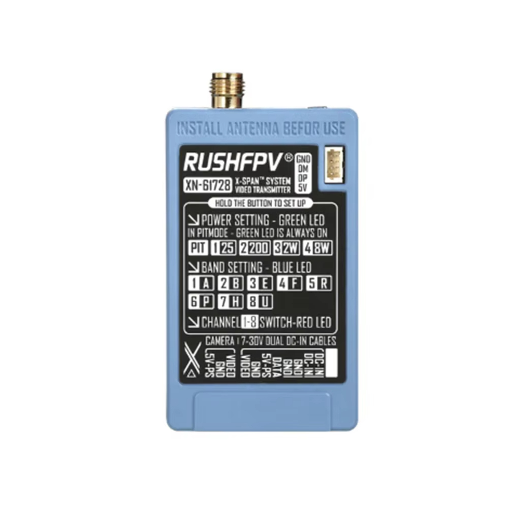 RUSHFPV 6.1‑7.2G 8W X61728 VTX - Drone Rc Controller And Receiver のレビューと価格