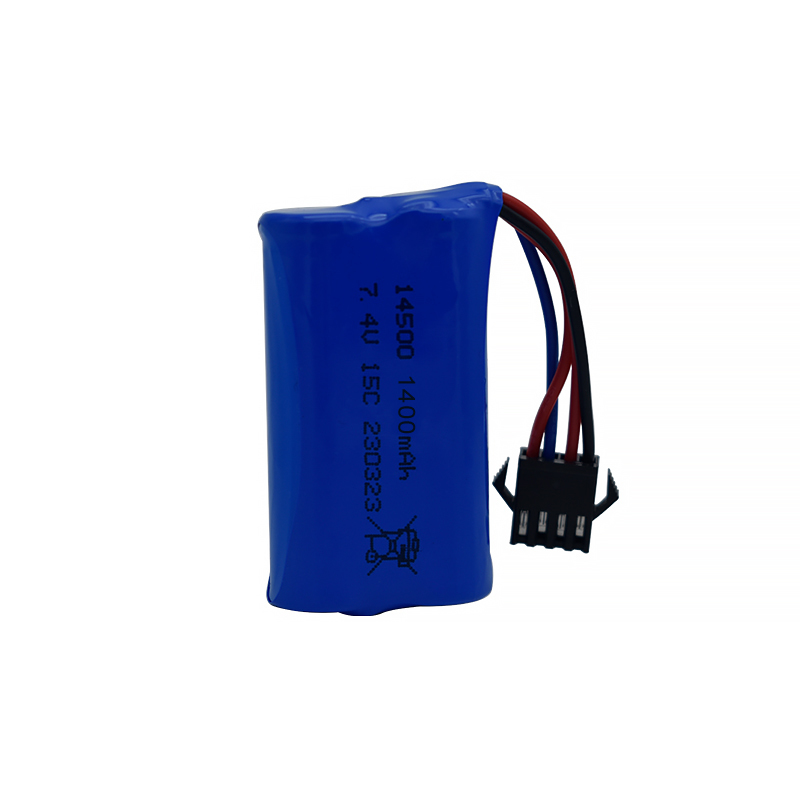 7.4V 1400mAh 14500 リチウムイオンバッテリ - Lipo Battery Charger のレビューと価格