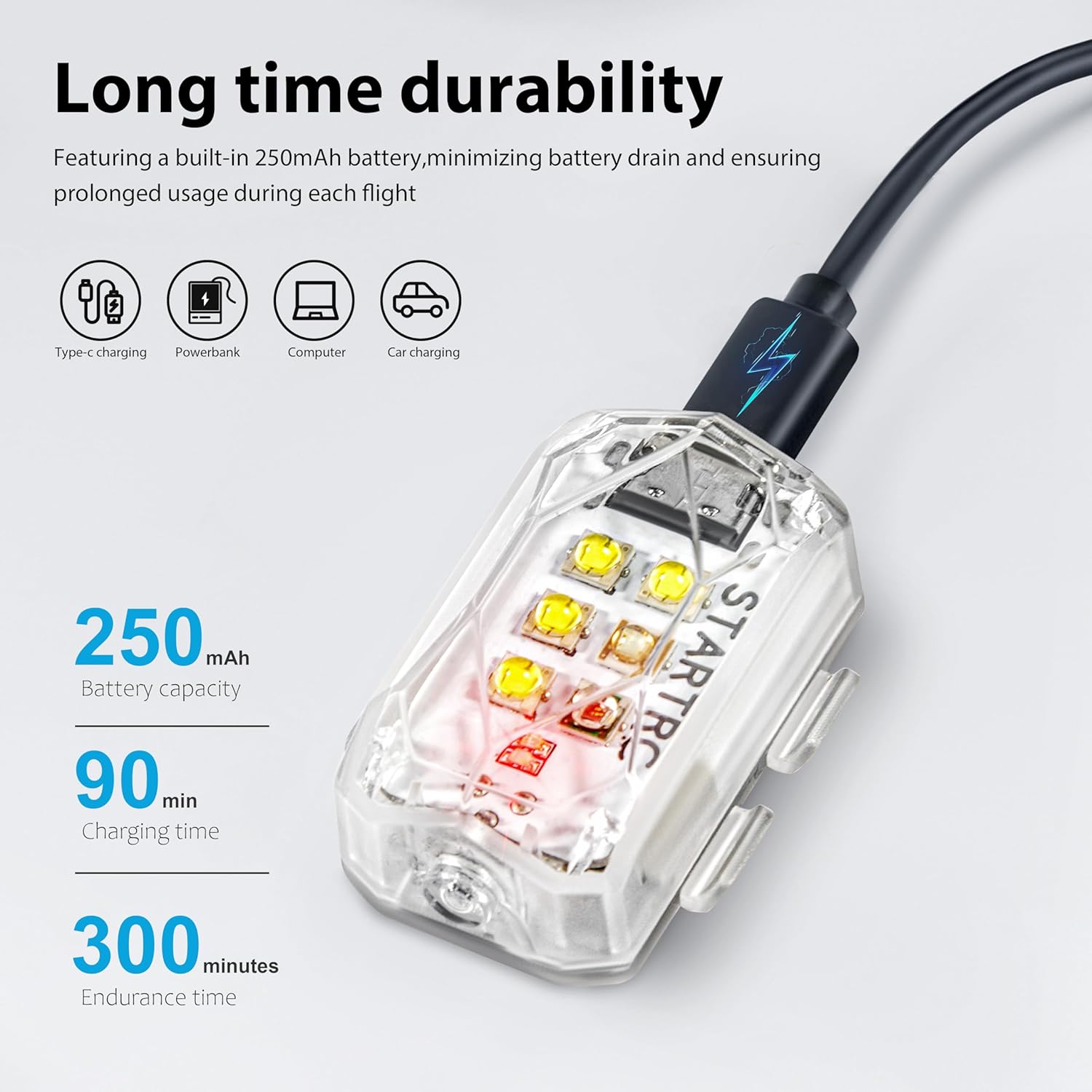 STARTRC ドローン ストロボライト 衝突防止ライト 充 - Drone Dji Rc Pro のレビューと価格