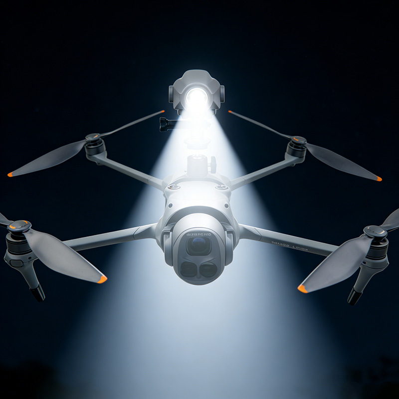 1セットフライトサーチライトフィルストロボライトSOS警告灯 - Drone Dji Rc Pro のレビューと価格