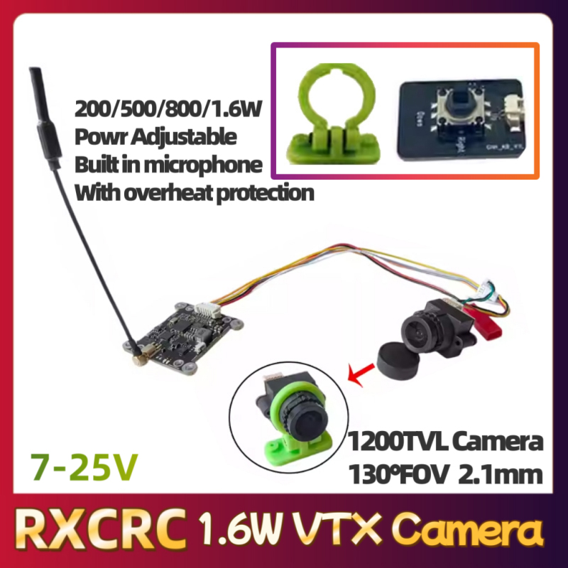 RXCRC 5.8G モジュール 48CH 1.6W VTX - Drone With Rc Controller のレビューと価格