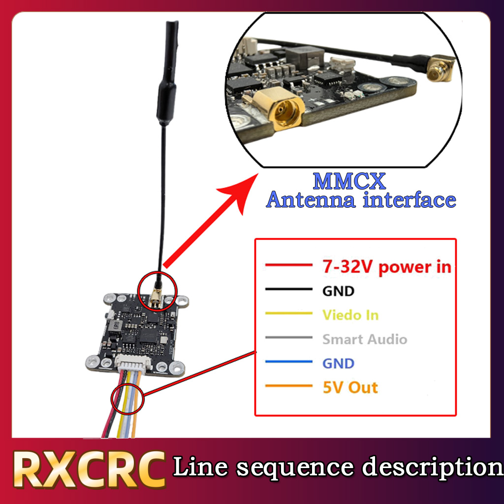 RXCRC 5.8G モジュール 48CH 1.6W VTX - Drone With Rc Controller のレビューと価格