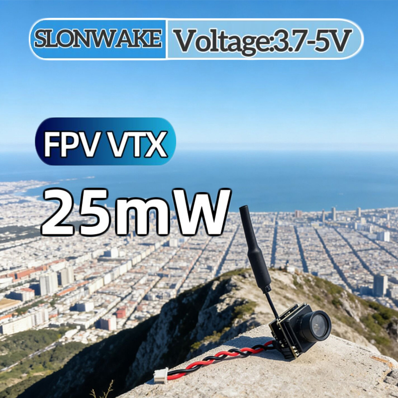 SLONWAKE FPV 25mW パワーシミュレーション  - Drone Rc Mini のレビューと価格