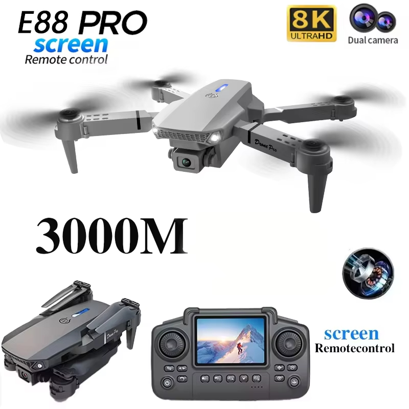 2026年新型E88ドローン 8K HDカメラ搭載 空撮 5 - Drone Xiaomi Rc のレビューと価格