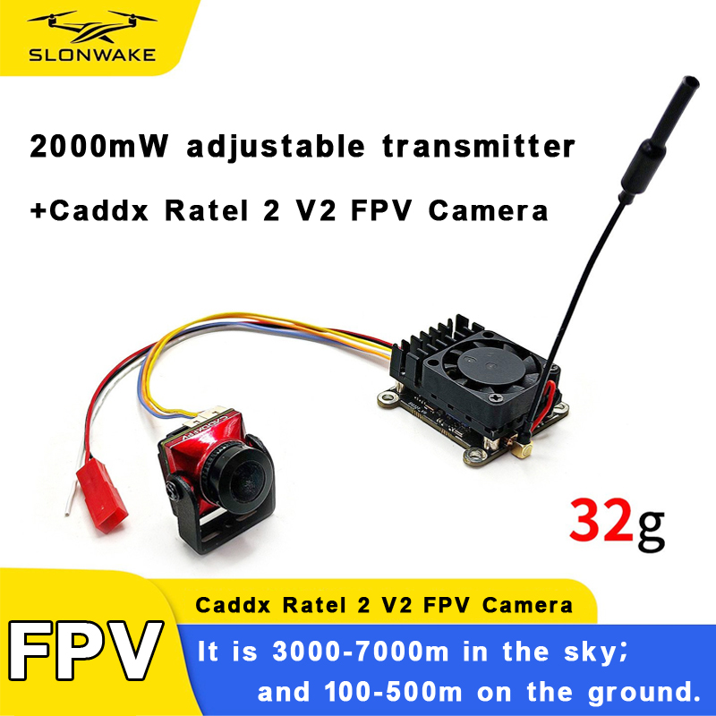 長距離5.8Ghz 2W FPVワイヤレス送信機2000MW - Rc Transmitter のレビューと価格