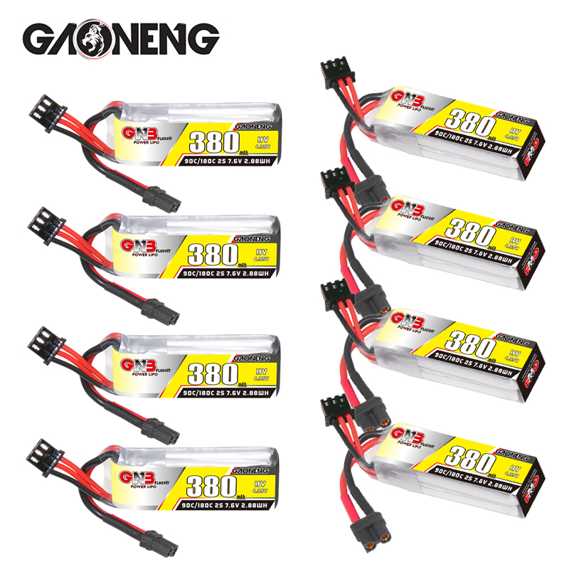 GNB 2S 7.6V 380mAh 90C/180C リポ - Drone Carrera Rc のレビューと価格