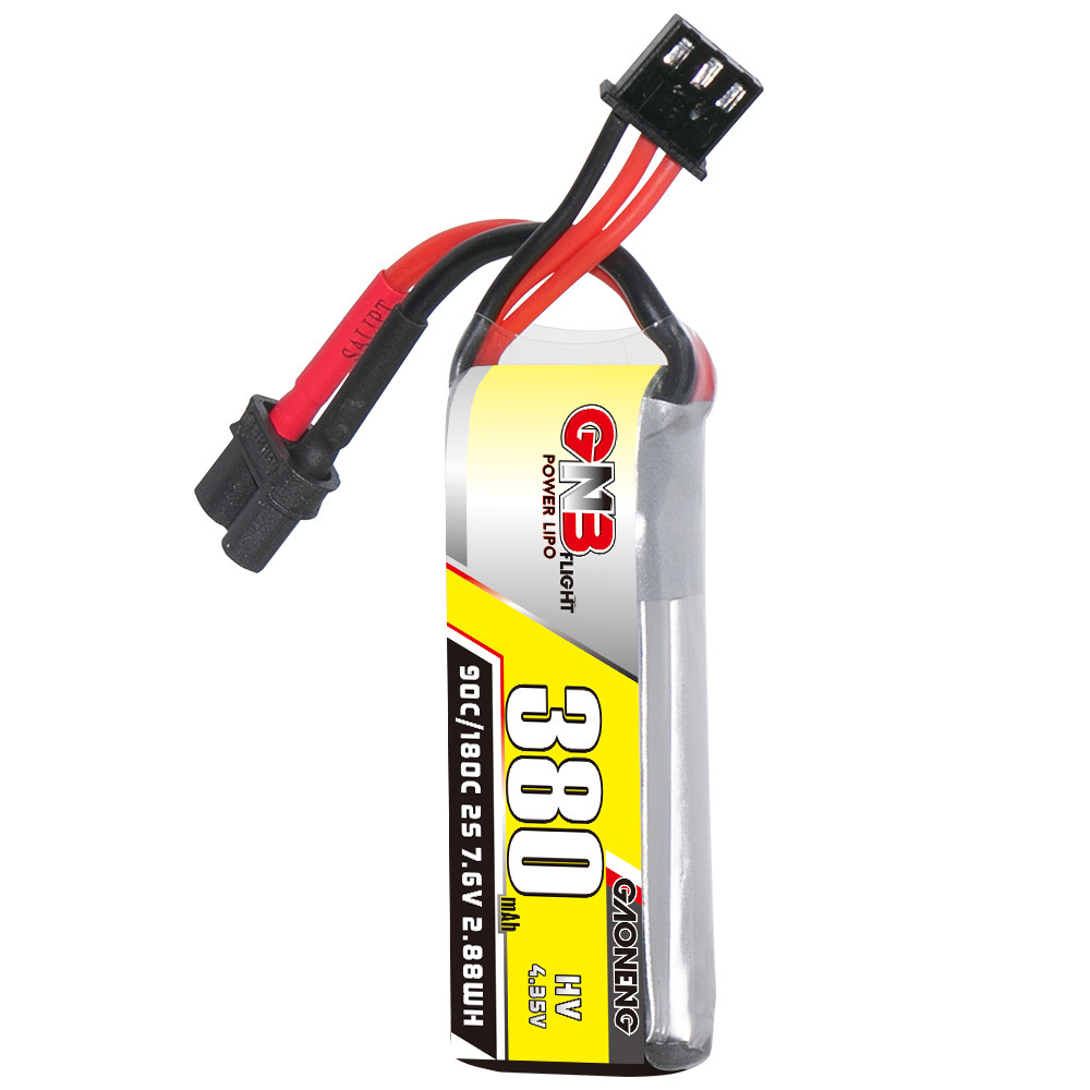 GNB 2S 7.6V 380mAh 90C/180C リポ - Drone Carrera Rc のレビューと価格