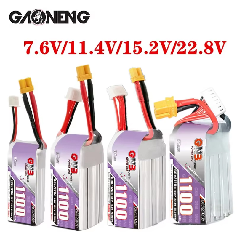 GNB 1100mAh 2S 3S 4S 6S 60C/12 - Drone Carrera Rc のレビューと価格