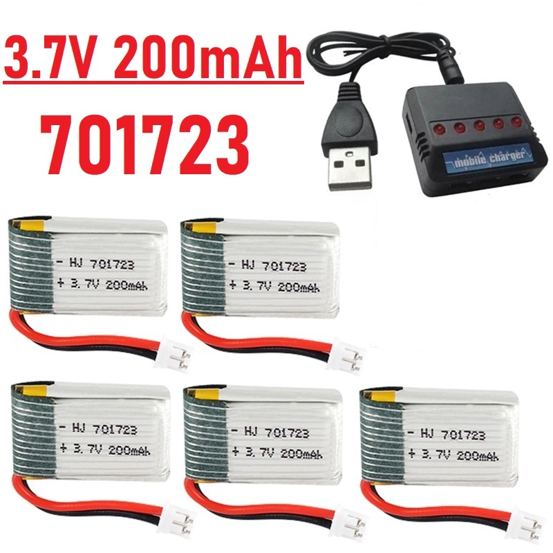 アップグレード 3.7V 200mAh バッテリーと充電器付 - Lipo Battery Charger のレビューと価格