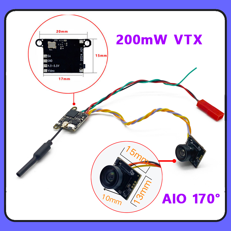 SLONWAKE 5.8G 1200TVL FPV カメラ  - Drone Rc Mini のレビューと価格
