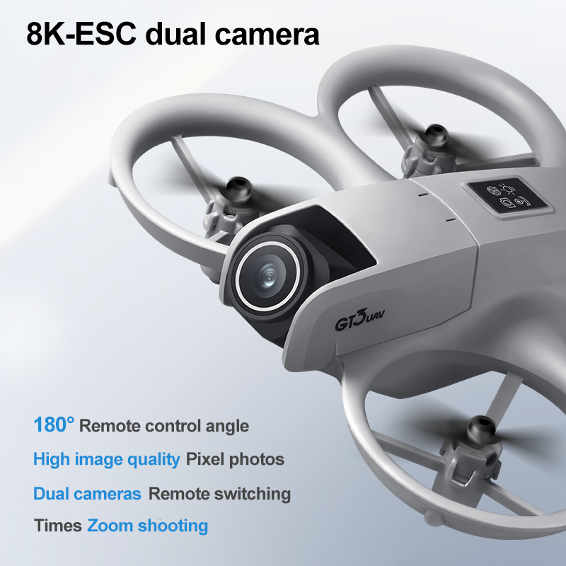 新型 GT3 スクリーン搭載ミニドローン 8K HD カメラ - Drone Rc Mini のレビューと価格